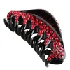 Strass colorati Big Hair Claw Women Shny Crystal Hairclips Copricapo Crysral Forcine Accessori Grip Clips Barrett280W