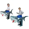 Maskotka kostiumeshalloween kostium dla dorosłych mężczyzna kobieta morze ryby niebieski rekin nadmuchiwane kostiumy szary rekiny party rola grać Disfracesmascot