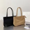 Bolsos de mano negros a la moda para mujer, bolsos de mano para axila, marca M, tamaño 31x21cm, bolso de hombro para madre de gran capacidad, diseñador famoso marrón