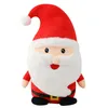 22см Санта-Клаус лось плюшевые игрушки рождественские игрушки подарки высокого качества украшения дома чучела орнаменты