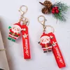 Porte-clés mignon enfants cadeaux Porket pour sacs à dos père noël porte-clés pendentif décoration de noël noël Smal22