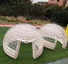 膨脹可能な二層バブルハウスガーデングリーンハウス特性ミンジュのホテルキャンプ風と雨のプルーフ屋外の透明テント