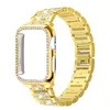 Nuove custodie per braccialetti di diamanti di lusso Cinturini intelligenti per Apple Watch 8 Cinturino serie iWatch 7 6 5 1 2 3 4 38mm 40mm 42mm 44mm 41mm 45mm Cinturino cinturino in acciaio inossidabile