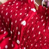 Polka dot sundress kid ruffle klänning små tjejer kostym suspender skiktad prinsessa klänning tjejer barn sommar kausal kläder Q0716