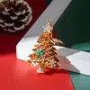 Keychains Christmas Series Rhinestone Keychain Pendant Tree Santa Claus Keyring Key Ring Women Bag Decoration Xmas Gift Miri22