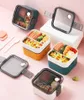 La semplice scatola per il pranzo può essere riscaldata dal forno a microonde Tipo separato portatile Bento Box Pranzo Stoviglie Cucina, Sala da pranzo Bar 210709