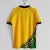 Camisa de futebol retrô da Jamaica 1998 98 Earle Gayle Whitmore Burton Frank Sinclair em casa camisa de futebol clássica vintage