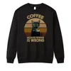 Sweats à capuche pour hommes Sweats Kawaii Cat Parce que le meurtre est faux Harajuku 2021 Hiver Homme Casual Cool Sweat à capuche Sweat Pulls respirants