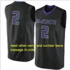 Nikivip Custom Made #2 Kansas State Wildcats Man Women Youth Basketball Jerseys maat S-5XL Elk naamnummer
