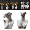 Vases Ceramics Statue Flower Vase White Head Planter Plants Pots Nordic Boho Office Living Room Decoration Arrangement Party