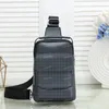 Riñonera de doble uso para hombre, bolsa de pecho para deportes de ocio, riñonera minimalista de rejilla de diseñador, bolsa cruzada de ciclismo versátil de lujo