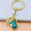 UPDATE Sport Gold Golf Club Key Ring Red Metal Golf Bag Keychain Bag Hangings Women Men Fashion Jewelry Will and Sandy