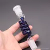 14mm 18mm Rosca De Parafuso Colorido Thre Glass Drop Down Adaptadores Feminino Masculino Reclaim Ash Catcher Para Plataformas De Petróleo Bong Hookah