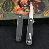 High End Quality Flipper Folding Knife M390 Drop Point Blade Carbon Fiber+Steel Sheet Handle Outdoor EDC Pocket Knives