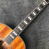 Custom Grand Guilds Jumbo Koa Trä Vintage F50 Akustisk gitarr med 550A Soundhole Pickup Godkännande Gitarranpassning OEM