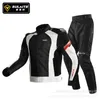 Motorcycle Vestuário Winter Rally Racing Jackets Terno Titânio Liga Impermeável Roupas Impermeáveis ​​Proteção de Moto Moto Riding