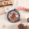 Christmas Tree Ornament Blank Children DIY Handwork Wooden Coloring Toy Christmas Decorations Kids Xmas Gifts XD24786