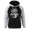 Hoody Cobra Kai Dojo Raglan Sıcak Polar Erkek Kapşonlu Kazak Sokak Hip Hop Erkek Hoodie Kore Uzun Kollu Rahat Erkekler Hoodies W220221