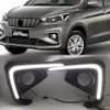 2 stks LED Daytime Running Light voor Suzuki ERTIGA 2018 2019 2020 DRL Mistlamp Cover Dynamic Turn Signal