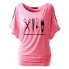 여름 여성 Tshirt 미용사 T 셔츠 멋진 인쇄 이발사 무기 여성 면화 배틀 윙 슬리브 가위 소녀 탑스 티 플러스 크기 210401