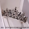 2021 Симпатичные головные уборы принцессы в стиле барокко с черными стразами, свадебная тиара, свадьба, 18-й день рождения, королевская корона, вечерние аксессуары3992074