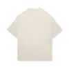 Qualité solide T-shirt hommes femmes blanc haute rue T-shirt à l'intérieur de l'étiquette hauts à manches courtes