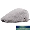 Moda Uomo Donna Berretto Peaky Blinder Berretto piatto in lino Estate Primavera Berretto Cappello maschile Copricapo regolabile Abbigliamento Decor Accessorio Prezzo di fabbrica design esperto Qualità