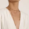 Collares Vintage de cadena de hueso de serpiente lisa para mujer, collar largo con colgante de cruz de Jesús Kpop, joyería gótica estética 2022