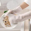 Disposable Gloves 1Pair Dishwashing Cleaning Magic Silicone Rubber Dish Washing Glove For Household Scrubber Kitchen Clean Brushes Scrub