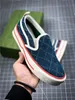 2023 Designers Shoe Tennis 1977 sneakers Red green canvas Luxurys Beige Blue washed jacquard denim Women Shoes Rubber sole Embroidered