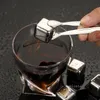 25mm 304 Rostfritt stål Ice Cube Whisky Chilling Stones Rebrusble Cooler Stone Drink Chiller Wine Bear Water Ice Cubes Ball T2i53069