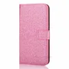 Bling Sparkle Étuis portefeuille en cuir pour Iphone 13 Pro MAX 12 Mini Phone13 11 XR XS X 8 7 6 Plus SE 5 5S Fente pour carte d'identité Glitter Sparkly Holder