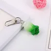 Resina creativa Durain Dumpling Chiave di frutta Fruit Fruit Fruit Fruit Fruit Fruit Fruit Fruit Borse Borse Keyrings Funny Food Keychain Wholesale all'ingrosso