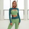 Women Tracksuits Leggings Gym Active wear Seamless Legging Workout sets Femme Jegging clothes for woman Slim Fitness Lady outfits Sexy Push Up High Waist pant shirts