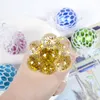 5.0cm Glitter Toz Kişiği Squish Fidget Oyuncak Üzüm Topu Anti Stresli Havalandırma Squishy Balls oyuncaklar Dekompresyon Anksiyete Rahatlatıcı