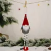 Kerstboom Opknoping Gnomes Ornamenten Handgemaakte Pluche Elf Doll Hanger Xmas Nieuwjaar Home Decoraties XBJK2108