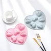 High Quality 6 Even Heart Shaped Silicone Cake Mould DIY Chocolate Pudding Molds ice cube tray Baking Tool Fondant Desserts Decorating