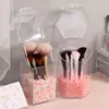 Tillbehör Förpackningsarrangörer Pearl Clear Acrylic Cosmetic Organizer Makeup Brush Container Lagring Box Holder Lipstick Pencil