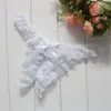 White Pink Erotic Panty Women Lace G String Thongs Low Waist Sexy Panties Ladies' Crotchless Underwear