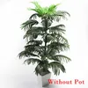 90cm Tropical Palm Tree Large Artificial Plants Fake Monstera Without Pot Silk Coconut Tree For Home Living Room Garden Decor 210624