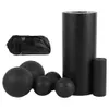 3 / 5PCS Yoga Massage RollerFitness Ball Foam Roller Set för ryggsmärta Själv-Myofascial behandling Pilates Muscle Release övningar