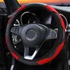 Leder Auto Lenkrad Abdeckung Für Peugeot 207 206 208 2008 2020 307 308 Sw 3008 301 508 5008 Rifter auto Zubehör Innen J220808