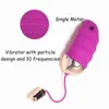 NXY Vagina Balls Usb Rechargeable 10 Speed Remote Control Wireless Vibrating Sex Love Eggs Vibrator Toys for Women, Purple Black Erotic Toys1211