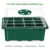 Fioriere Vasi Celle Foro Semi di piante Grow Box Giardinaggio Sistemi idroponici Vassoio Inserto Propagazione Semina Vivaio Vaso Giardino Indoor