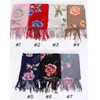 Lenços borlas cachecol printe flor xales muçulmano hijab leve envolve moda islâmica bandana cachecóis pashmina inevitável