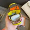 Chaveiro de luxo, chaveiro, bolsa, bolsa, corrente, bolsas, gancho, designer, porta-chaves, pacote, cabide, estojos para airpods, fone de ouvido, acessórios, mini embreagem, bolsa feminina, senhora