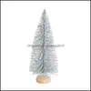 Christmas Festive Supplies Home & Gardenchristmas Decorations Artificial Snow Globe Cute Unique Mini Frosted Bottle Brush Trees Pretty Holid