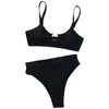 Sexy bikini woman Ring Bikini Push-Up Padded Swimwear Swimsuit Beachwear Set tanga mujer #K4 210702