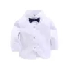 男の子スーツBlazers服の服のための服のための服のための服のための服の赤ちゃんの帽子ベストシャツのズボン子供男の子のアウターウェア服セットG1216