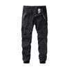 Men Cargo Pants Multi-Pocket Harem Joggers Harajuku Sweatpants Male Hip Hop Casual Trousers Military Streetwear 210715
